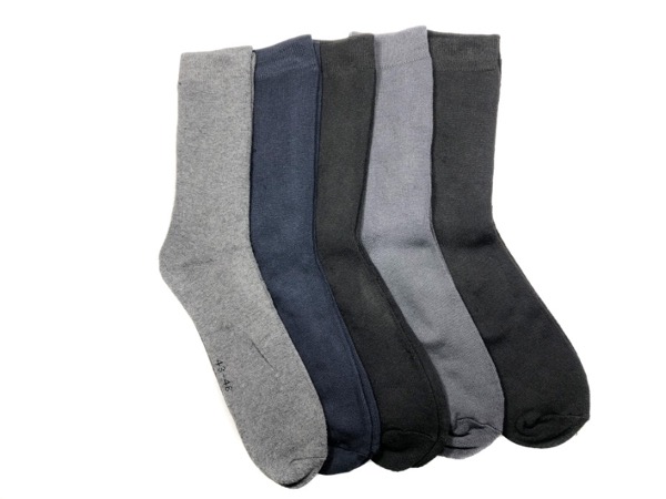 5 pairs of men's socks - solid colour, THERMAL