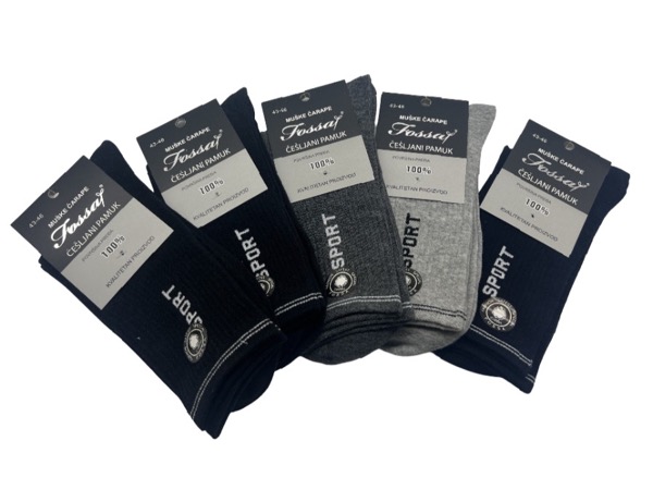 5 pairs of men's socks - multicoloured, sport