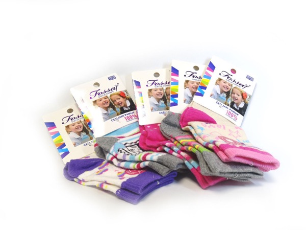 5 pairs of children's socks for girls