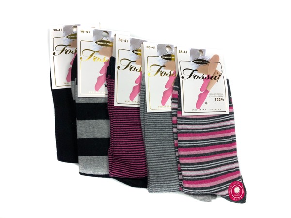 5 Paar Damensocken - Lux-Mix