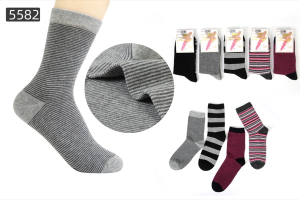 5 Paar Damensocken - Lux-Mix