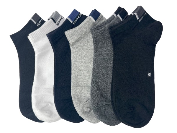 6 pairs of men's socks - low-cut, sport