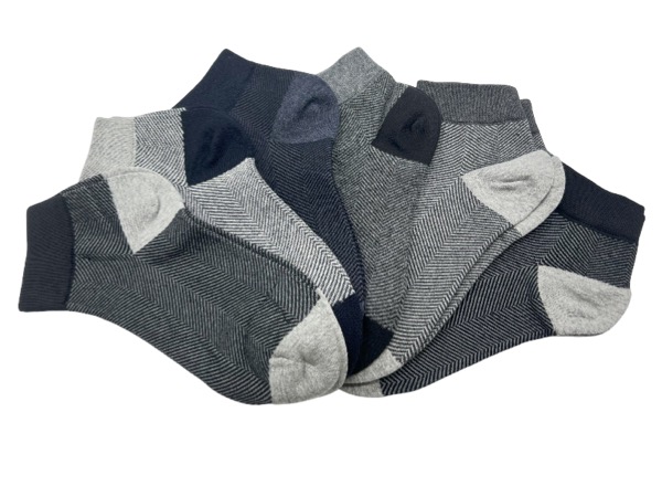 6 pairs of men's socks - pattern, low-cut