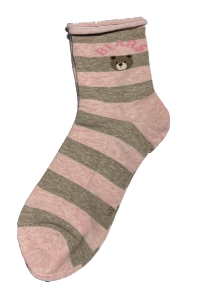 6 Paar halbhohe Damensocken - Bärchen
