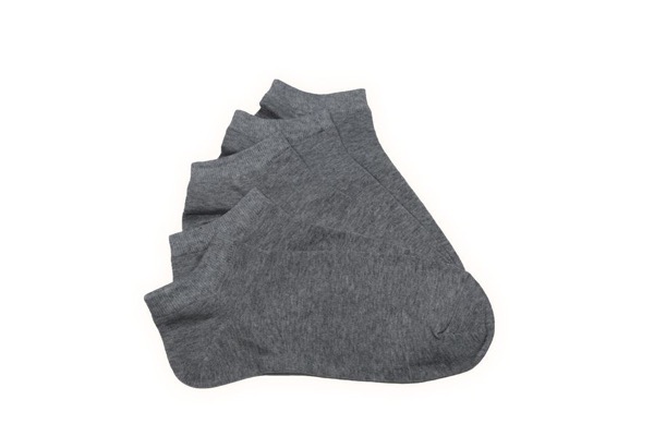 5 Paar kurze Herrensocken - grau